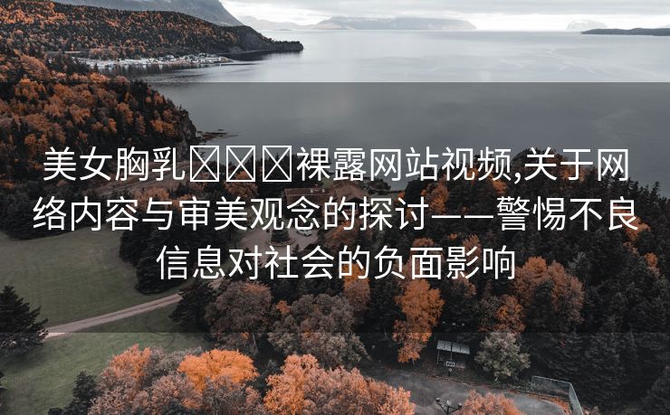 美女胸乳❌❌❌裸露网站视频,关于网络内容与审美观念的探讨——警惕不良信息对社会的负面影响