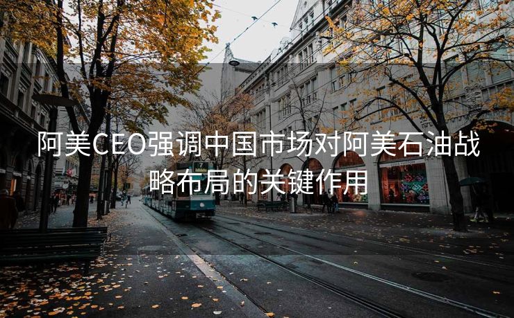 阿美CEO强调中国市场对阿美石油战略布局的关键作用