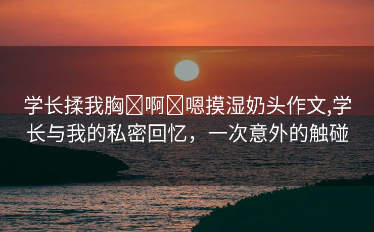 学长揉我胸⋯啊⋯嗯摸湿奶头作文,学长与我的私密回忆，一次意外的触碰