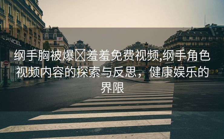 纲手胸被爆❌羞羞免费视频,纲手角色视频内容的探索与反思，健康娱乐的界限