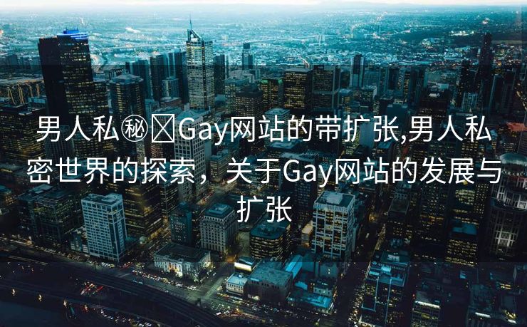 男人私㊙️Gay网站的带扩张,男人私密世界的探索，关于Gay网站的发展与扩张