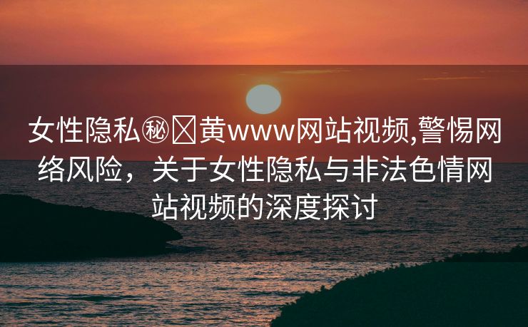 女性隐私㊙️黄www网站视频,警惕网络风险，关于女性隐私与非法色情网站视频的深度探讨