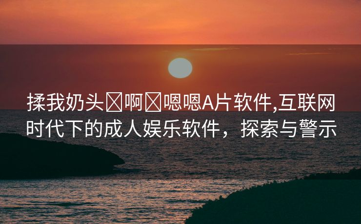 揉我奶头⋯啊⋯嗯嗯A片软件,互联网时代下的成人娱乐软件，探索与警示