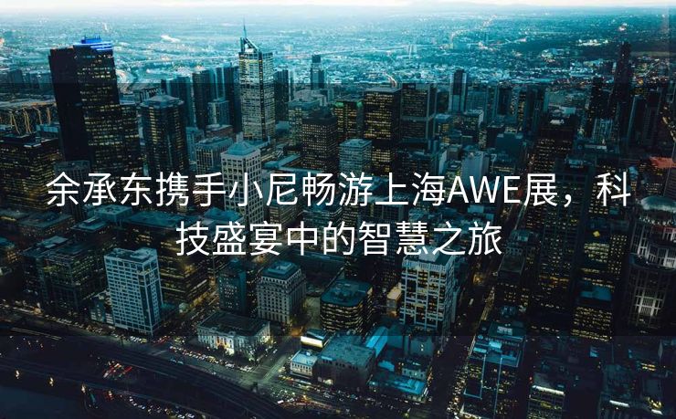 余承东携手小尼畅游上海AWE展，科技盛宴中的智慧之旅